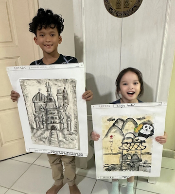 ARTARY Fine Art parent photo review 1